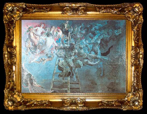 framed  Malczewski, Jacek Vicious Circle, ta009-2